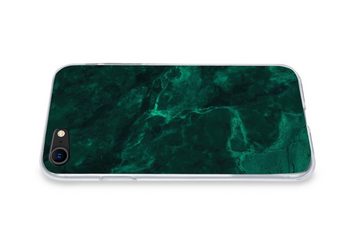 MuchoWow Handyhülle Marmor - Limone - Grün - Strukturiert - Marmoroptik, Handyhülle Apple iPhone SE (2022), Handy Case, Silikon, Bumper Case