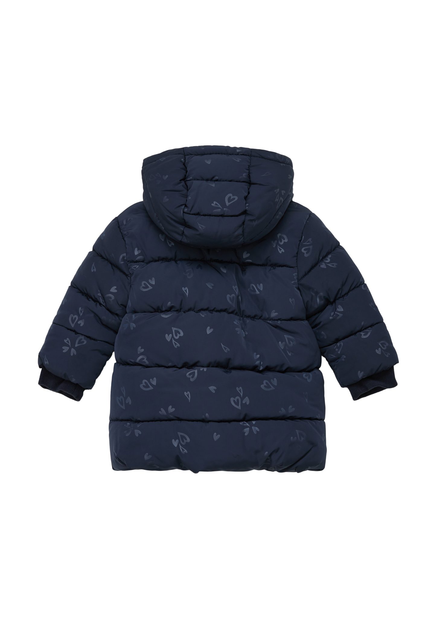 s.Oliver Langmantel Steppmantel mit Allovermuster Schleife günstig online kaufen