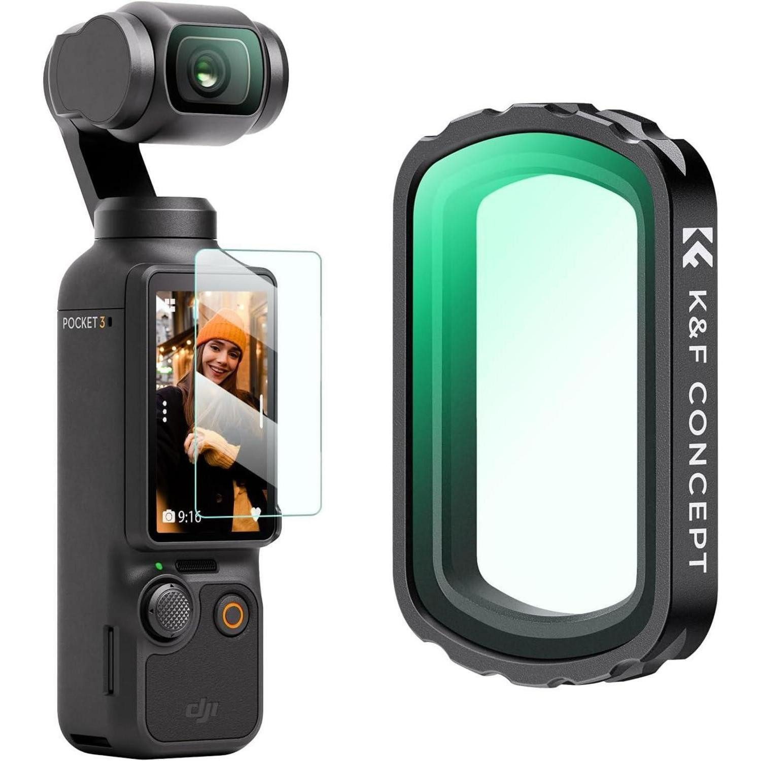 LuxusKollektion Filter magnetisch Osmo Pocket 3 Aluminiumrahmen kompatibel UV Foto-UV-Filter