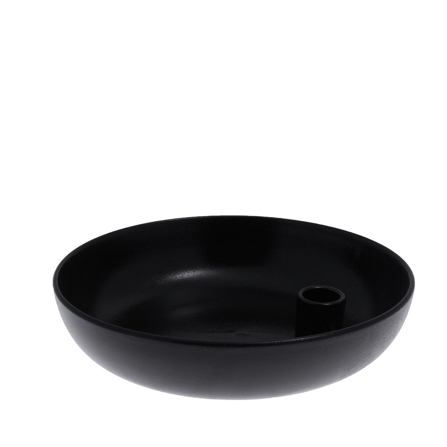 Storefactory Scandinavia Подсвечник Торшеры LIDATORP XL schwarz, Ø 26x7 cm