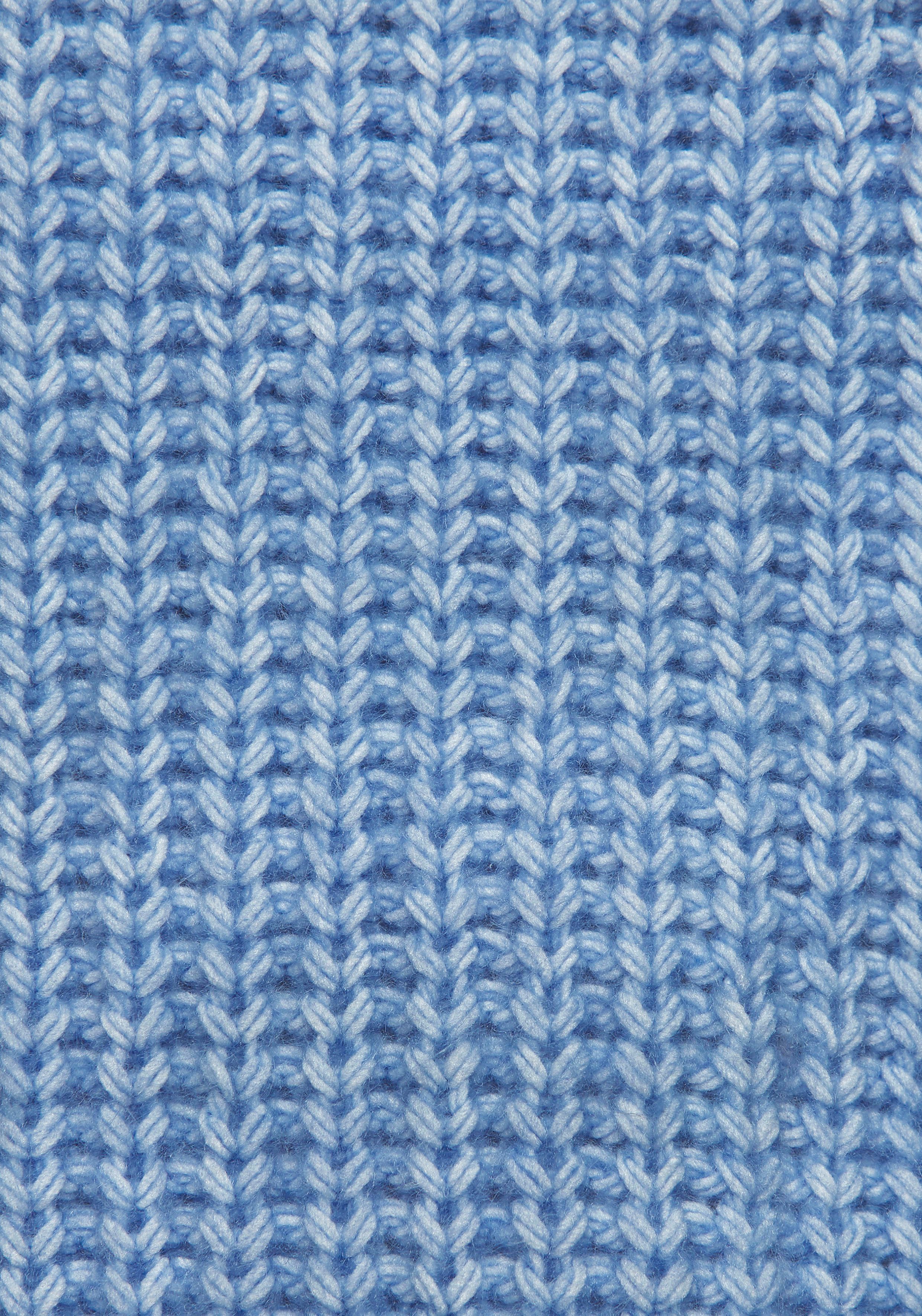 Buffalo Stehkragenpullover in Melange-Optik, warmer Strick