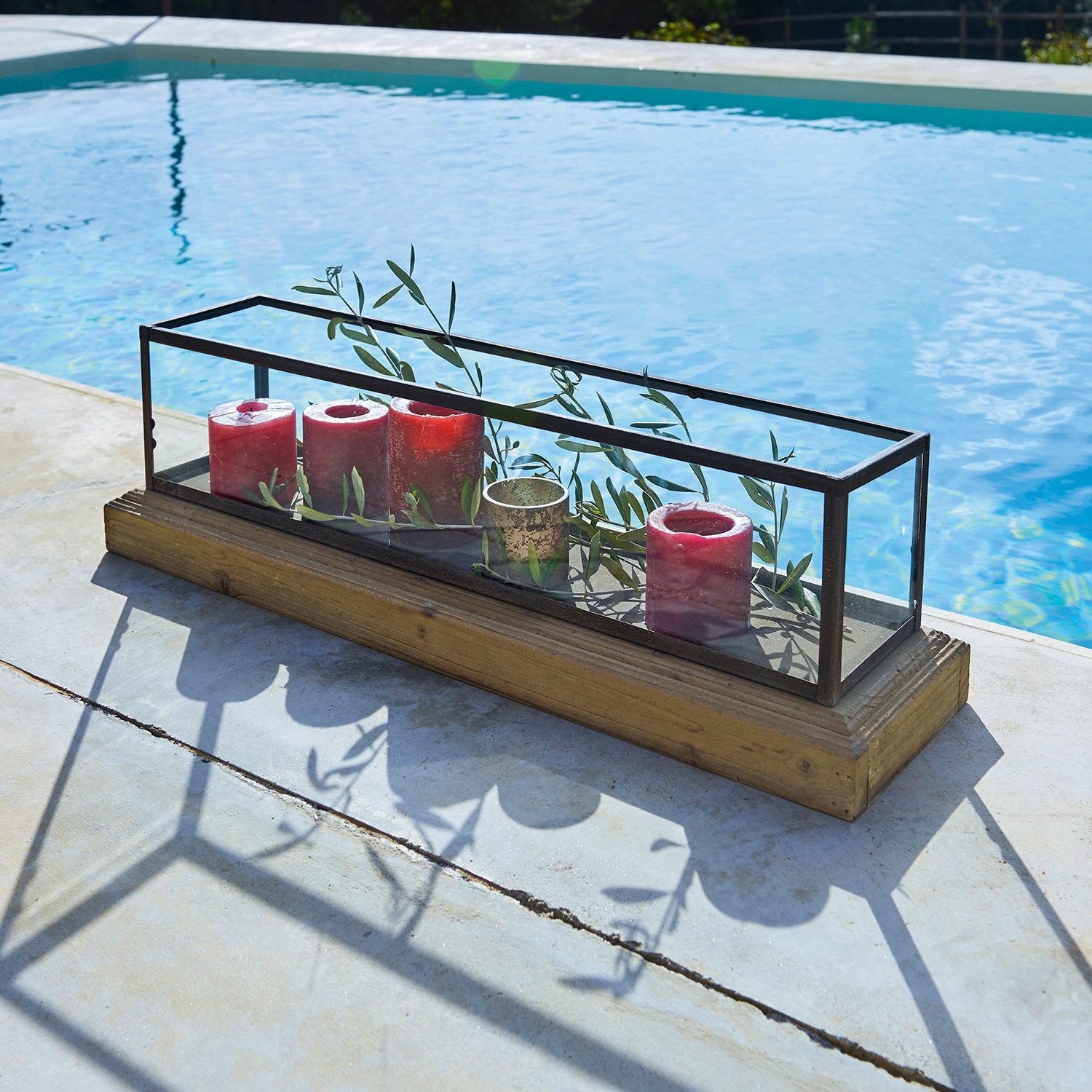 Mirabeau Windlicht Windlicht Curgy braun/klar (kein Set, kein Set)