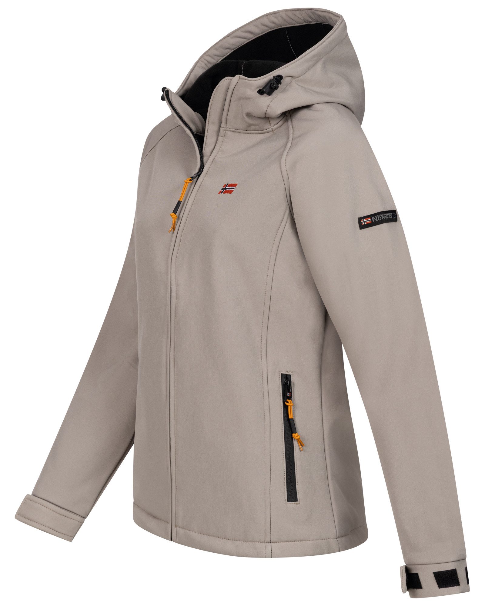 Geographical Norway Softshelljacke Damen Übergangsjacke Softshell Jacke Outdoor Regenjacke Frühlings
