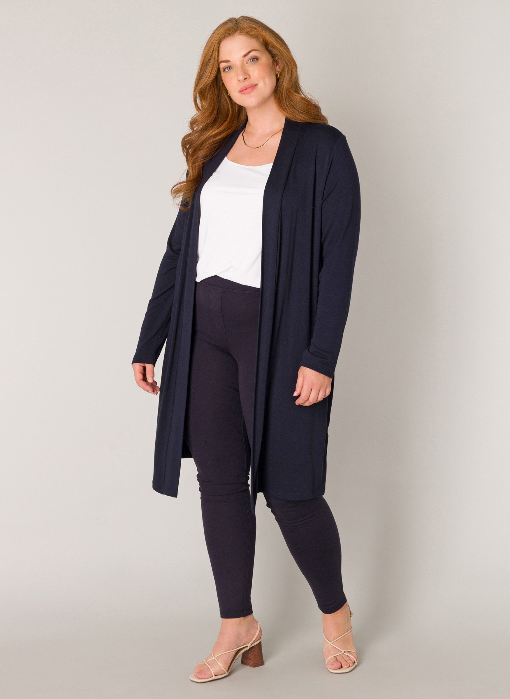 Base Level Curvy Longstrickjacke Ayla Long günstig online kaufen