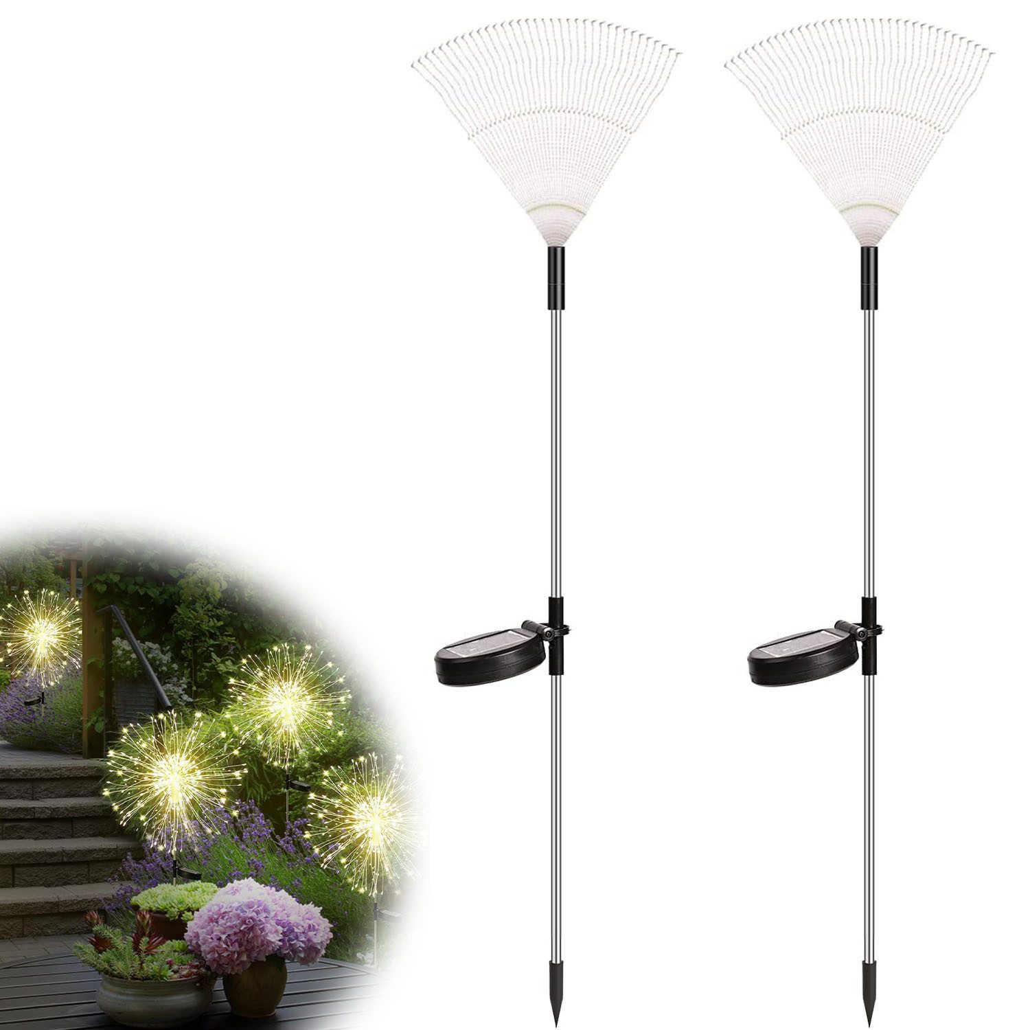 SURFOU LED Solarleuchte Solarlampen für Außen günstig online kaufen
