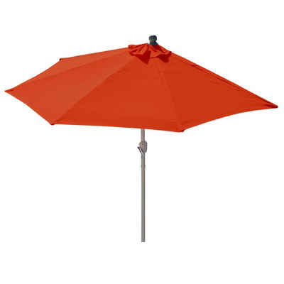 MCW Sonnenschirm Lorca-270, LxB: 260x135 cm, Optional mit Schirmständer, witterungsfest Platzsparend faltbar