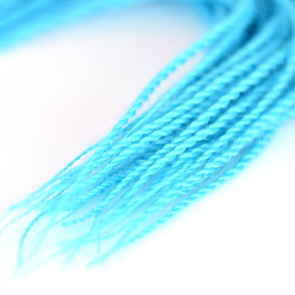 MyBraids YOUR BRAIDS! Crochet Twist Blau-Hellblau Senegalese Zöpfe Pack Ombre Kunsthaar-Extension 23-SY Braids 3er