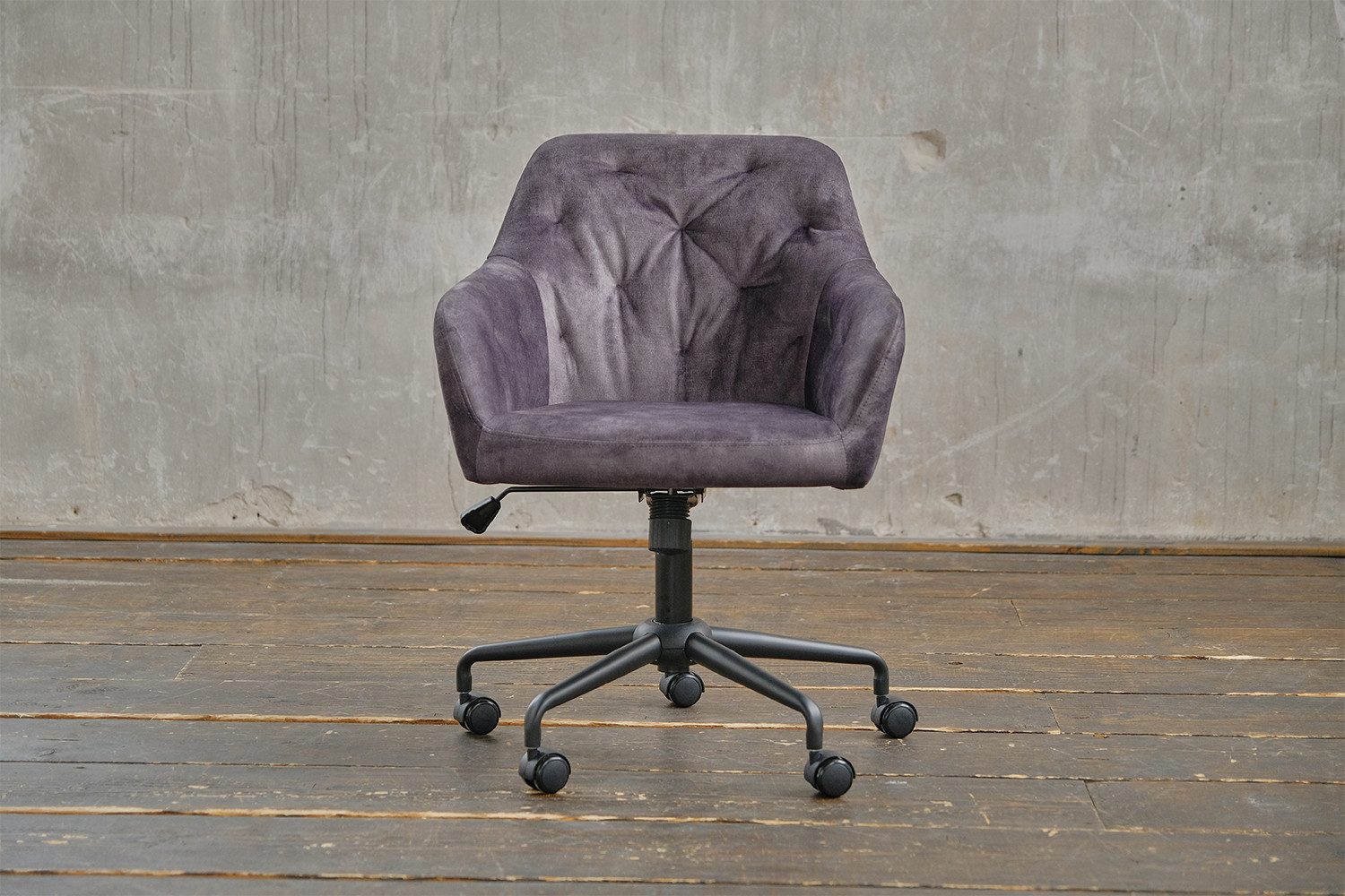 KAWOLA Schreibtischstuhl KAYA, Bürostuhl Velvet verschiedene Farben