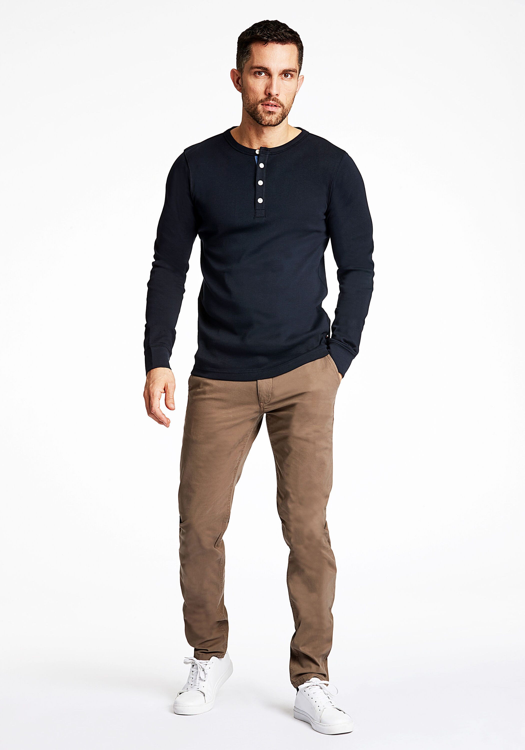 LINDBERGH Langarmshirt T-Shirt (Langarm) Slim Fit – Bild 5 von 5