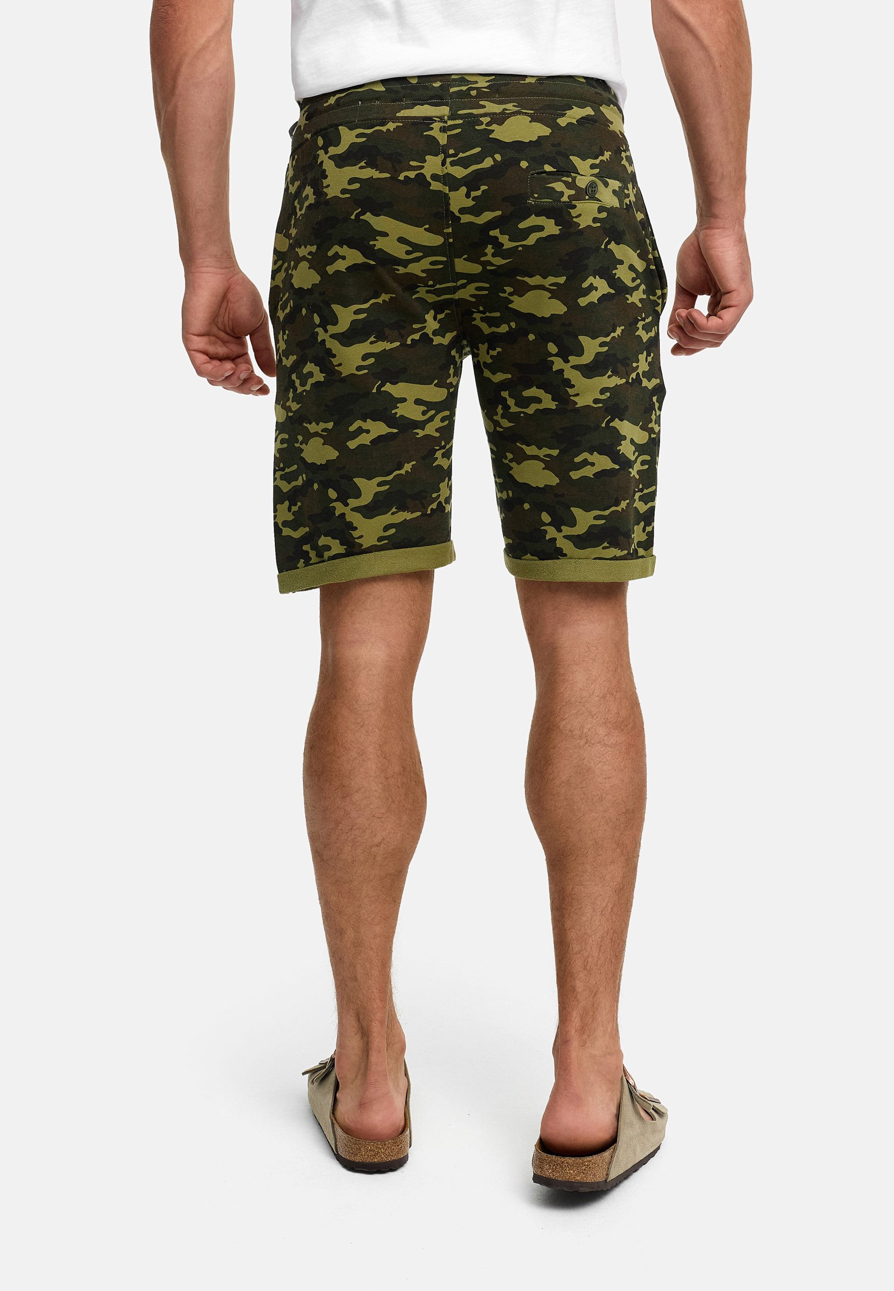 Indicode Sweatshorts INStormwin elastischer Bund mit Kordelzug