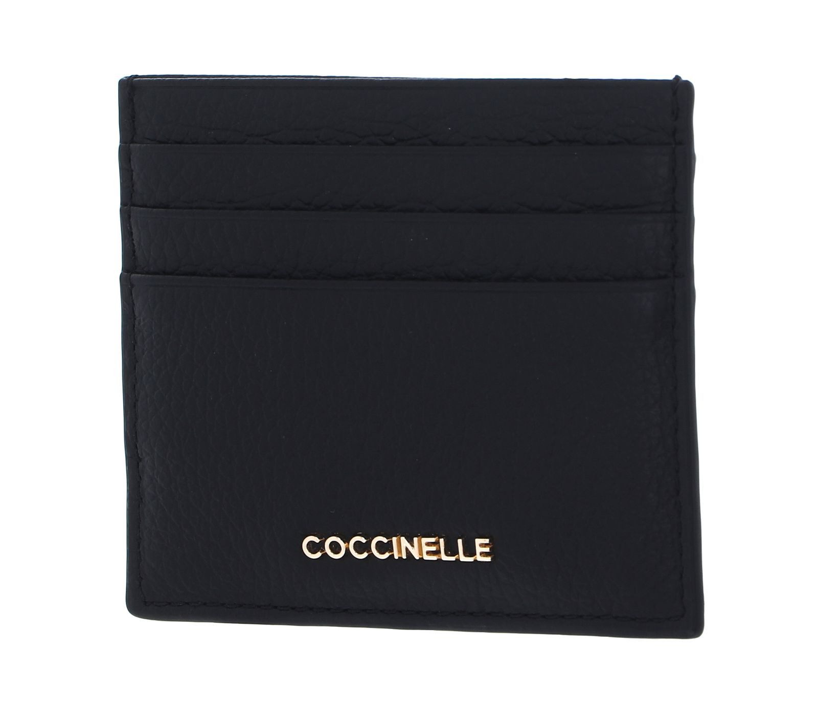 COCCINELLE Kartenetui Metallic Soft, aus echtem Rindsleder