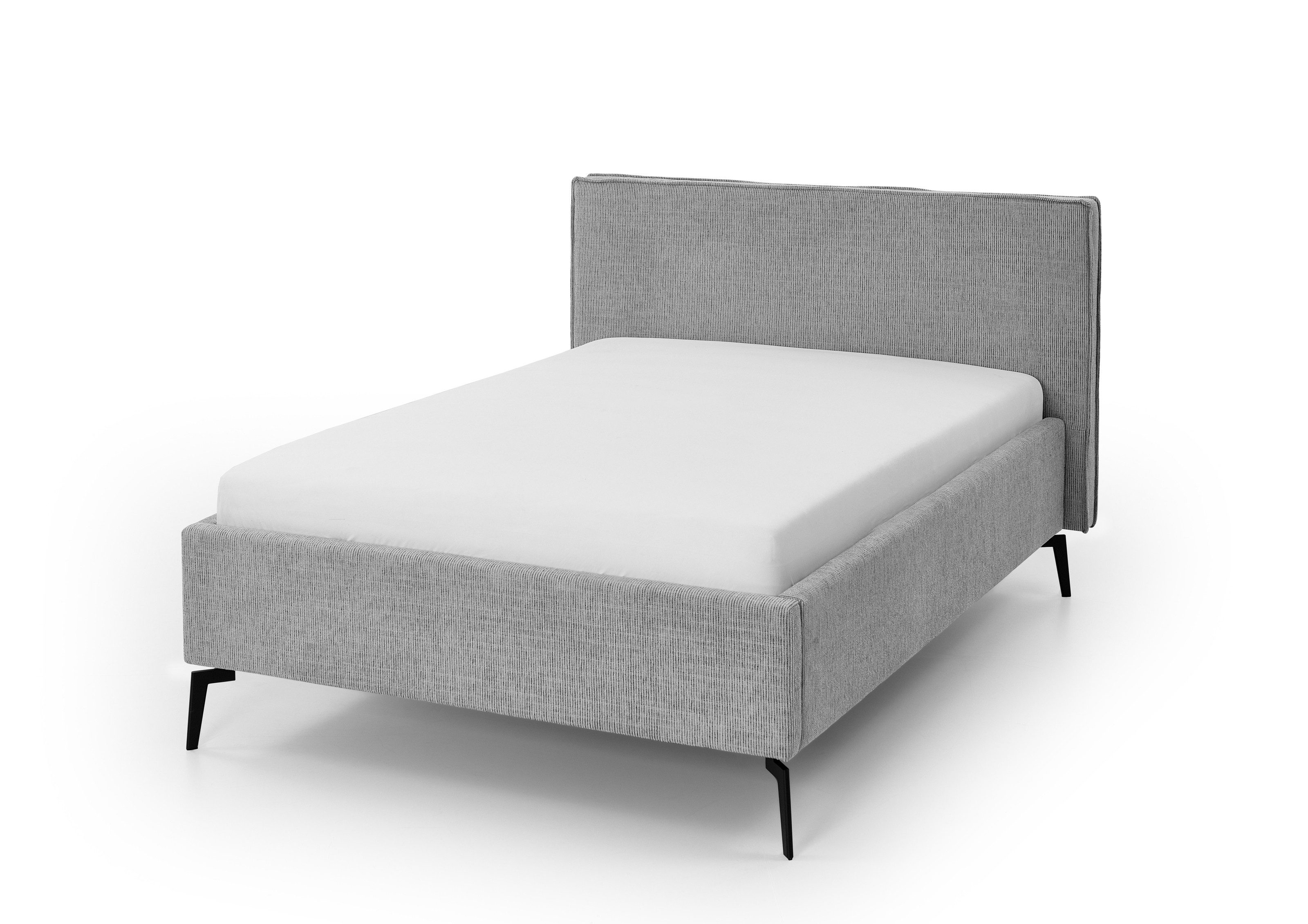 freiraum Polsterbett Riva, Liegefläche 140x200cm, Fog, Stellmaß: 165x112x216cm (BxHxT)