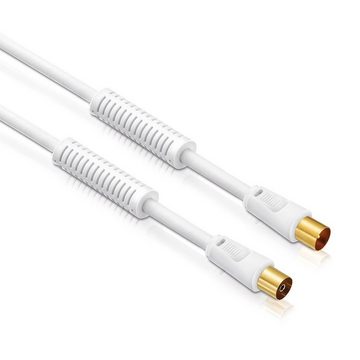 Vivanco Audio- & Video-Kabel, Antennenkabel, (1.5 cm), vergoldet, 100dB