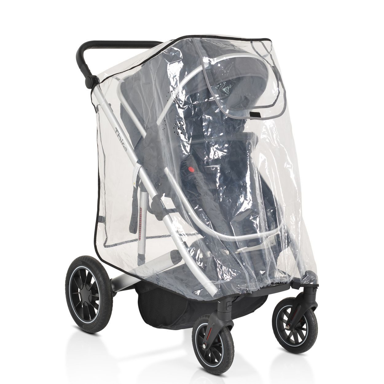 Moni Kinderwagen-Regenschutzhülle Bimbro, Kinderwagen-Regenschutz universal, Belüftungslöcher, für Einsitzer