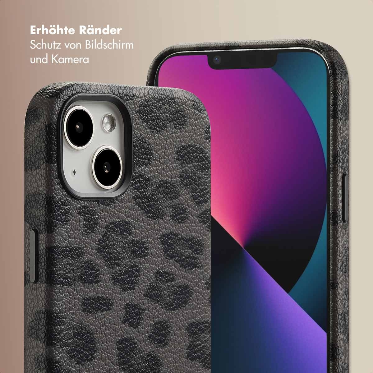Selencia Backcover Selencia Sabi Backcover Leopardenmuster mit MagSafe Apple iPhone 13 - – Bild 4 von 5