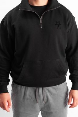 Manufaktur13 Troyer Half Zip Troyer - Terry Pullover, 1/4 Zip Sweatshirt Organic Bio-Baumwolle