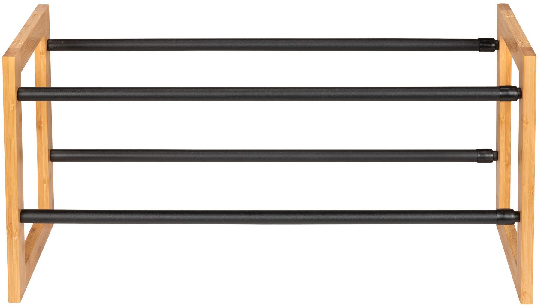 WENKO Schuhregal Modell Ecori, Schuhschrank mit 2 Ablagen, schmal, ausziehb günstig online kaufen