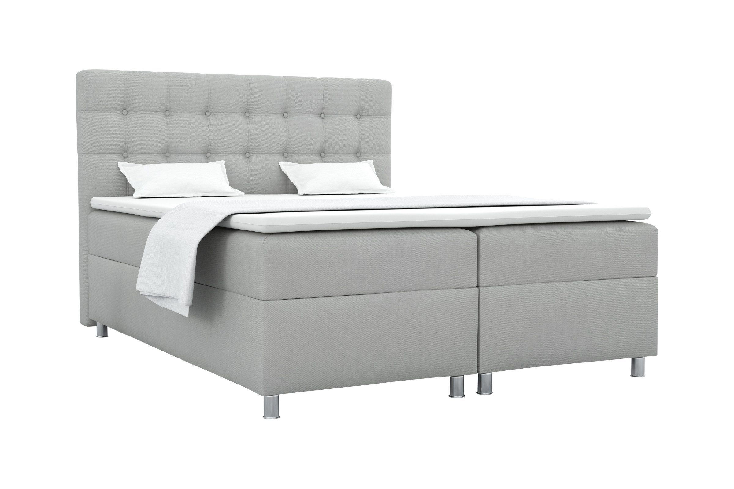 Deine Möbel 24 Boxspringbett BRILL Komplettbett inkl. Bonellfederkernmatrat günstig online kaufen