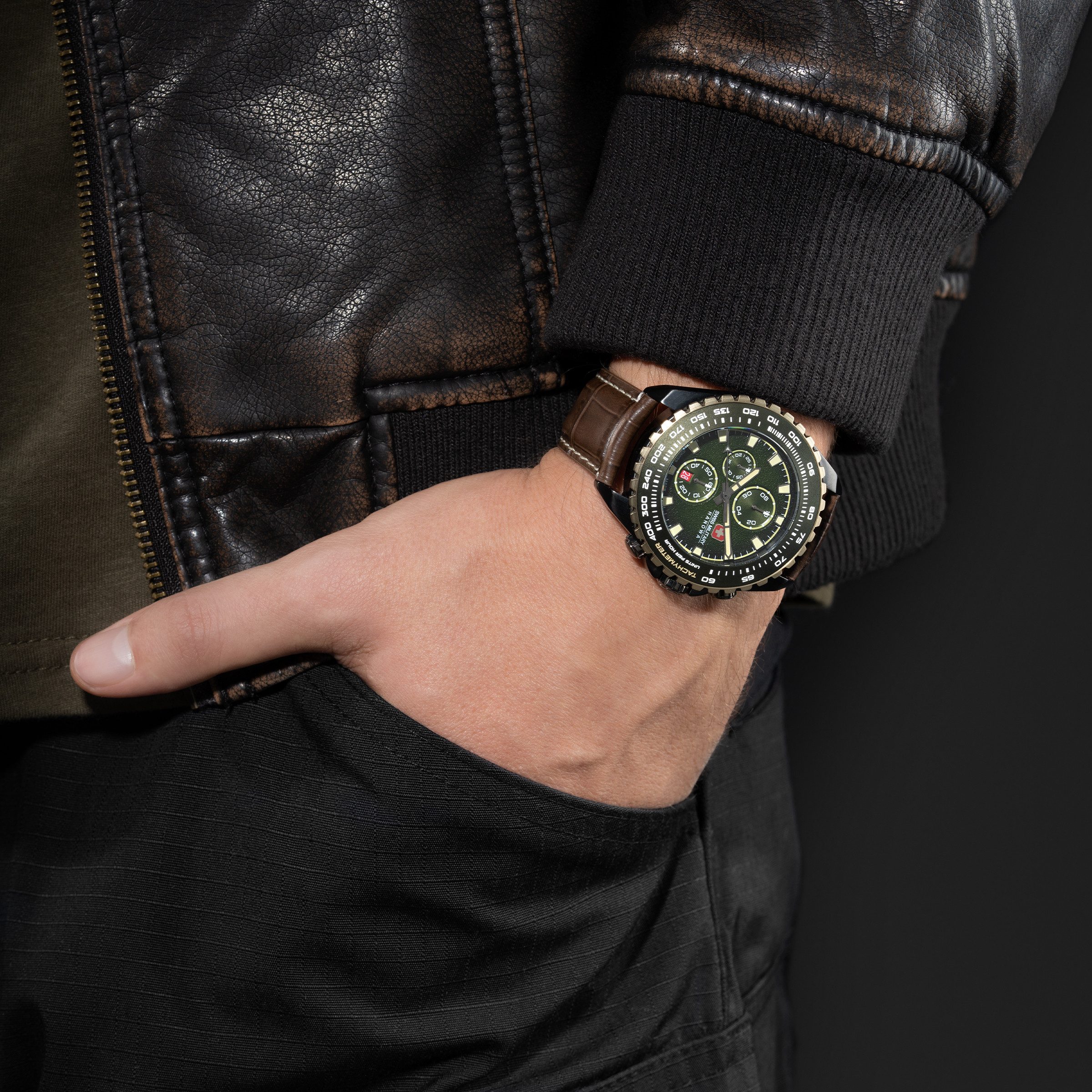 Swiss Military Hanowa Quarzuhr Quarzuhr Herrenuhr 45 Quarz Herren