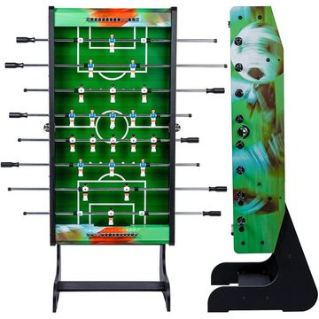 GAMES PLANET Kickertisch Kickertisch "Liverpool" in 4 Dekoren, Tischkicker, Tischfussball, mit Hohlstangen, inkl. 2 Bälle, klappbar, in 4 Dekoren