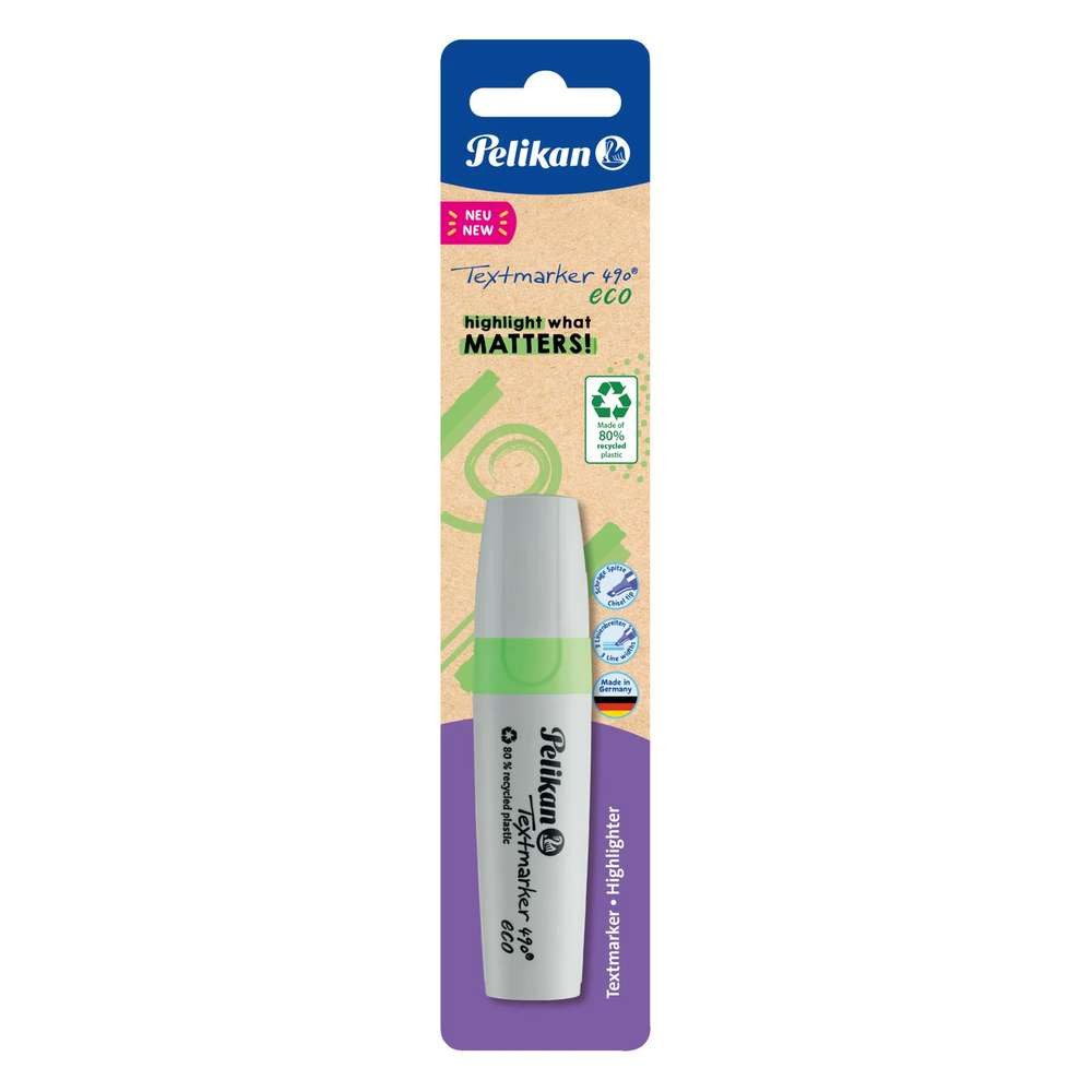 Pelikan Marker Pelikan Textmarker 490 eco Marker 1 Stück(e) Meißel Grün