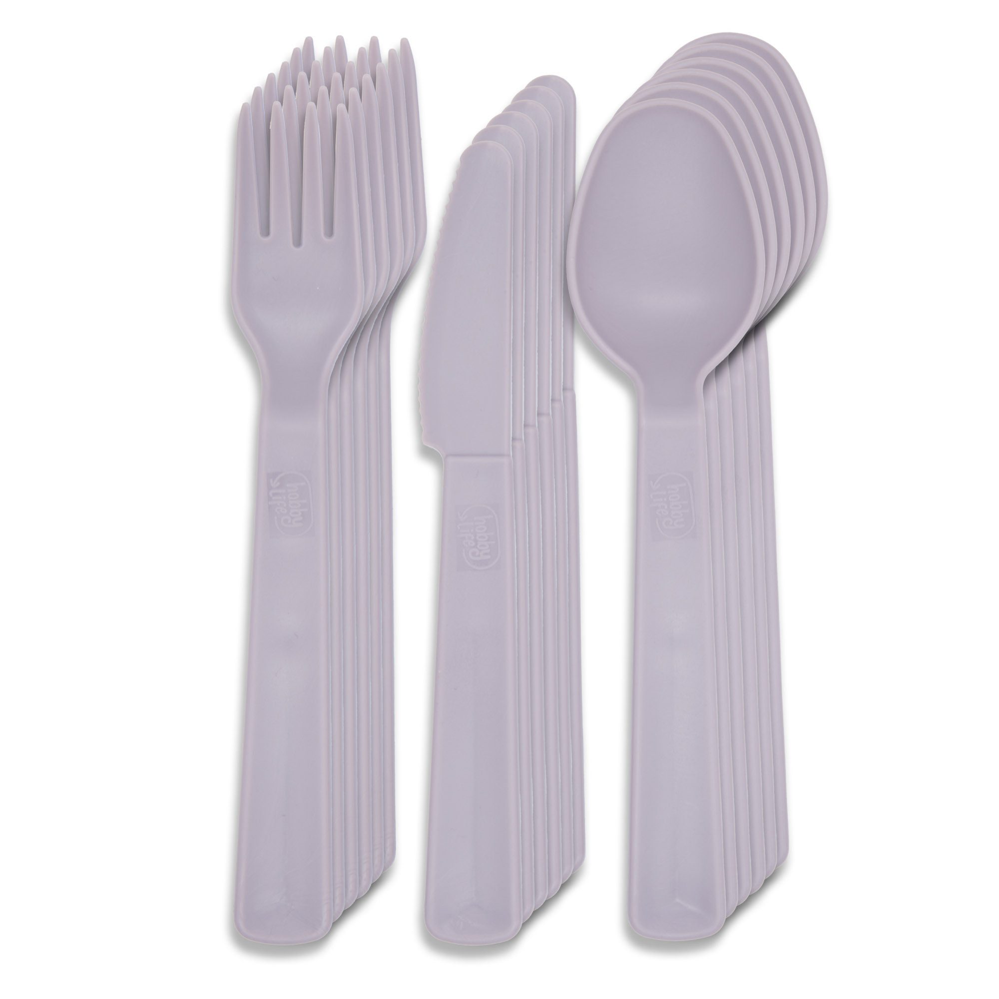 bahama Besteck-Set Besteck Mehrweg Party Camping Gabel Messer Löffel (1-tlg), Kunststoff, Plastik, Set