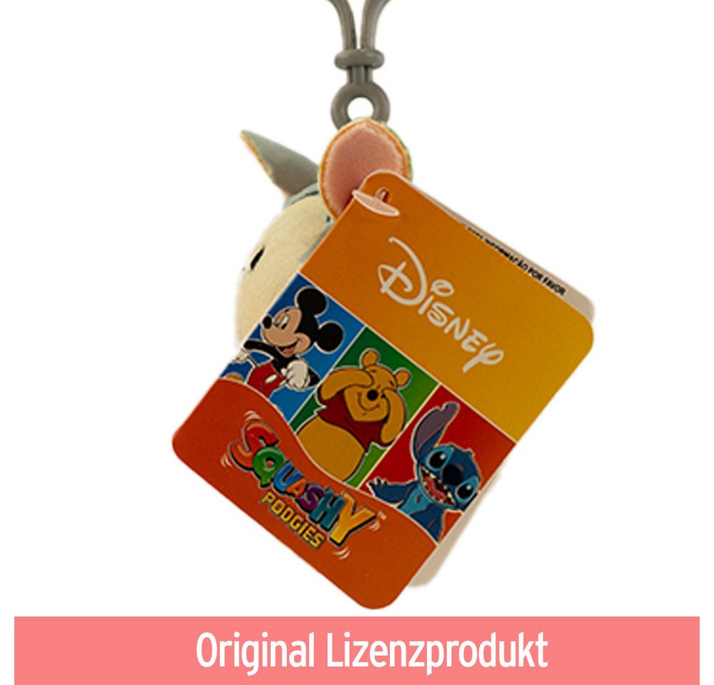 Thumbnail - BEMIRO Tierkuscheltier Disney Squashy Podgies Anhänger - ca. 8 cm