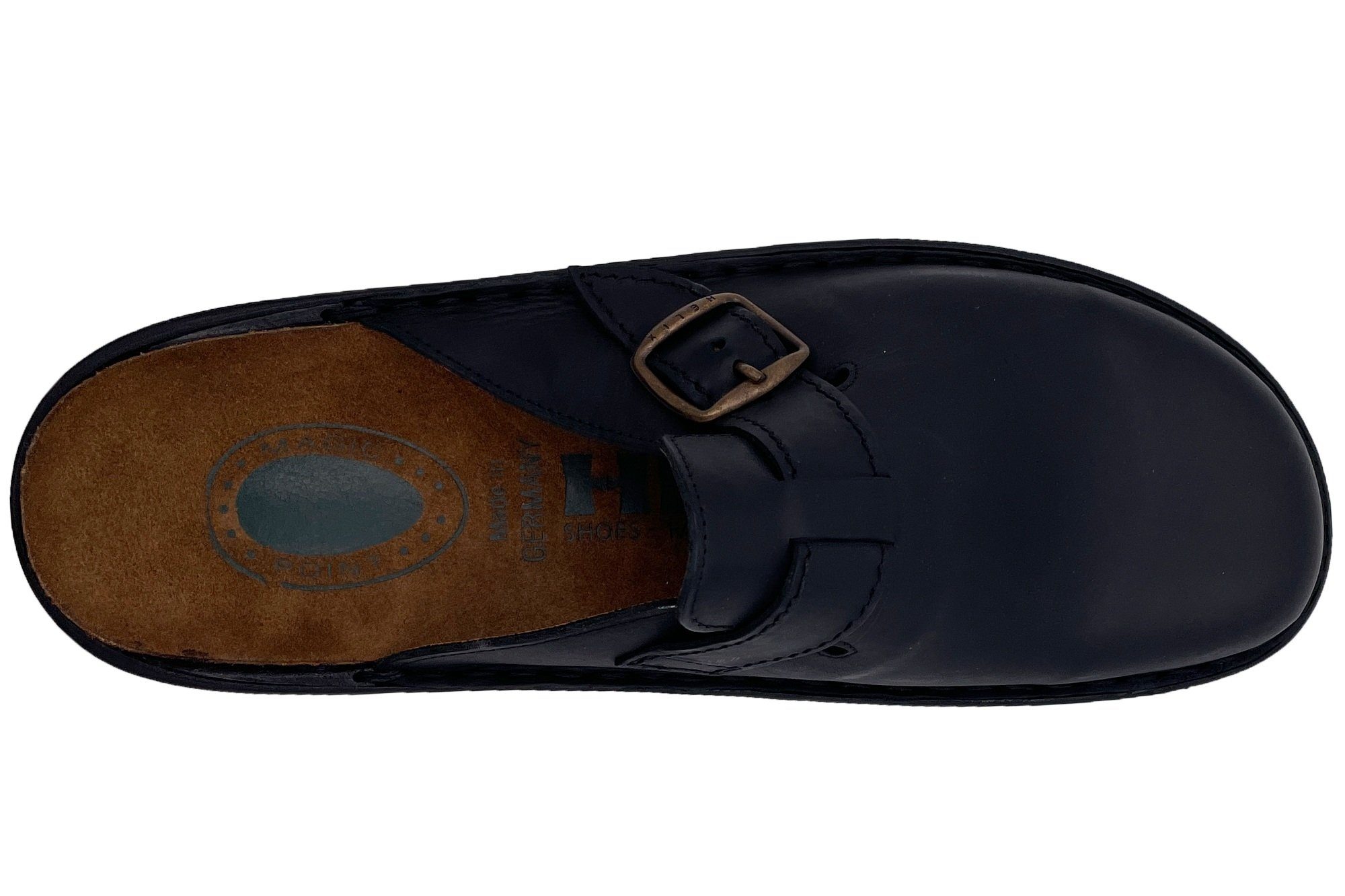 Helix Herren Leder Pantolette Clog