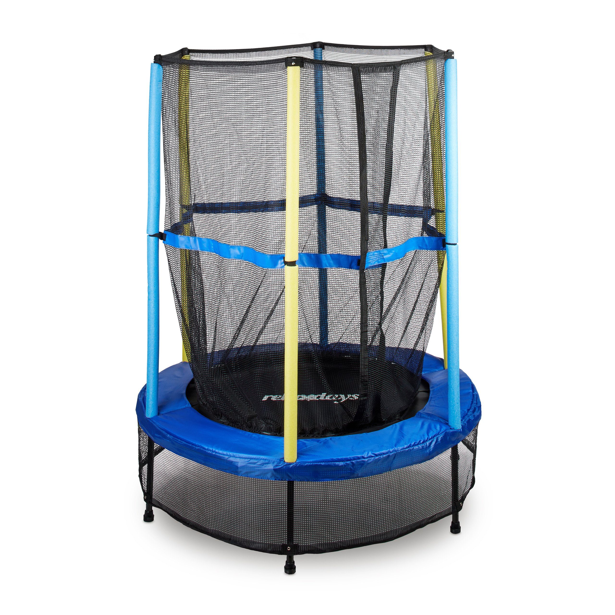 relaxdays Gartentrampolin Trampolin Kinder mit Sicherheitsnetz