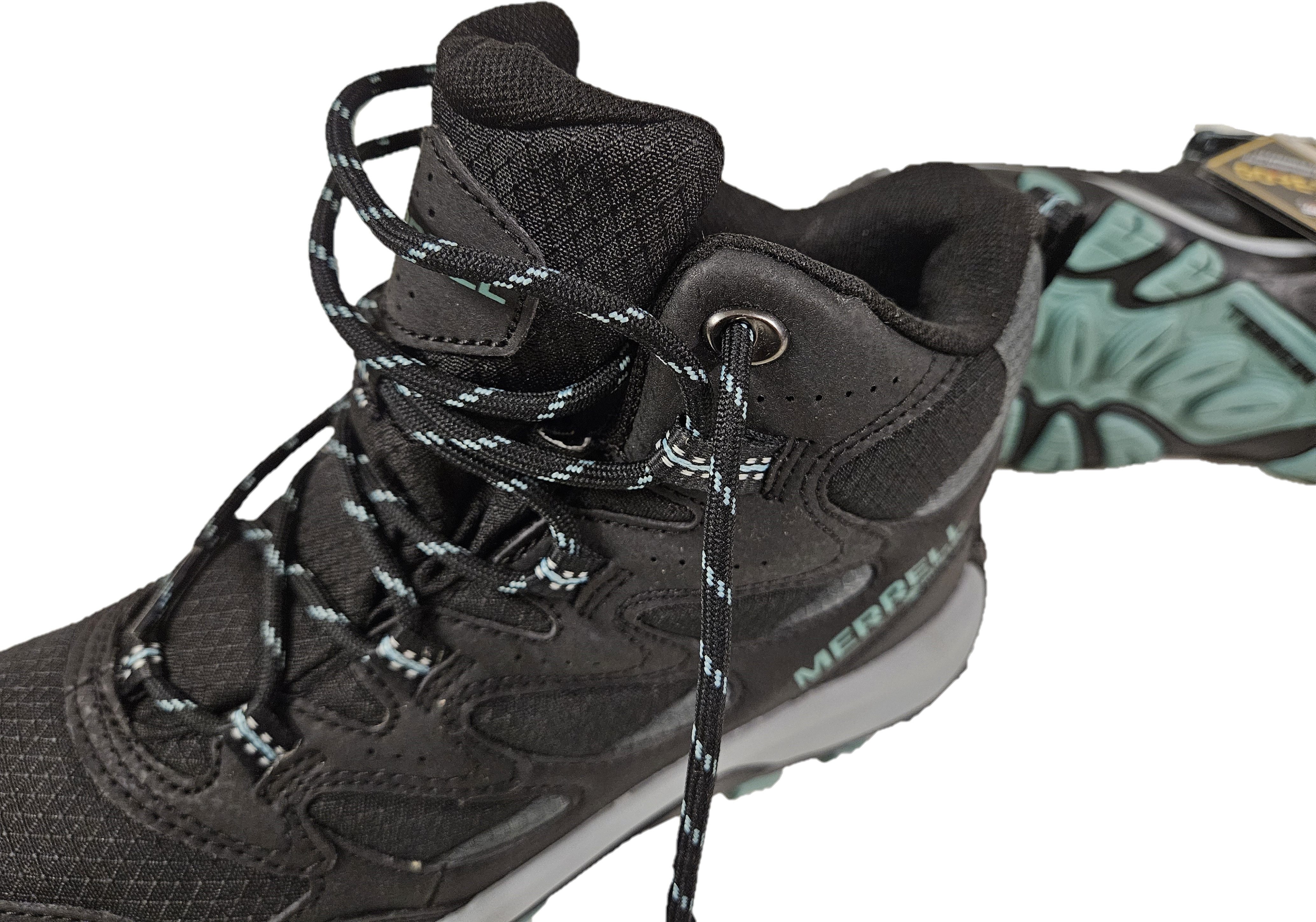 Merrell West Rim Damen Gore-Tex Vegan Mid GTX schwarz wasserdicht Wanderschuh Vegan, wasserdicht