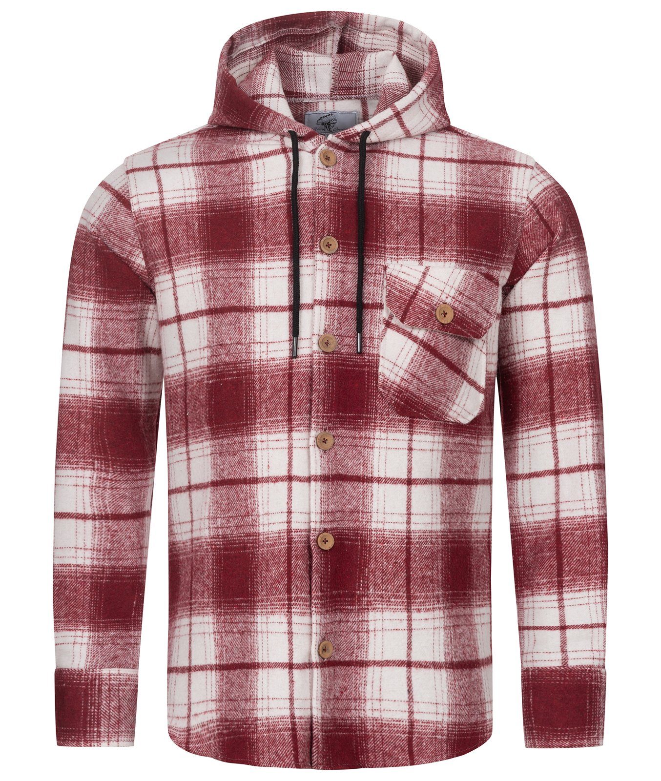 Rock Creek Flanellhemd Herren Hemd Flanellhemd mit Kapuze H-326 günstig online kaufen