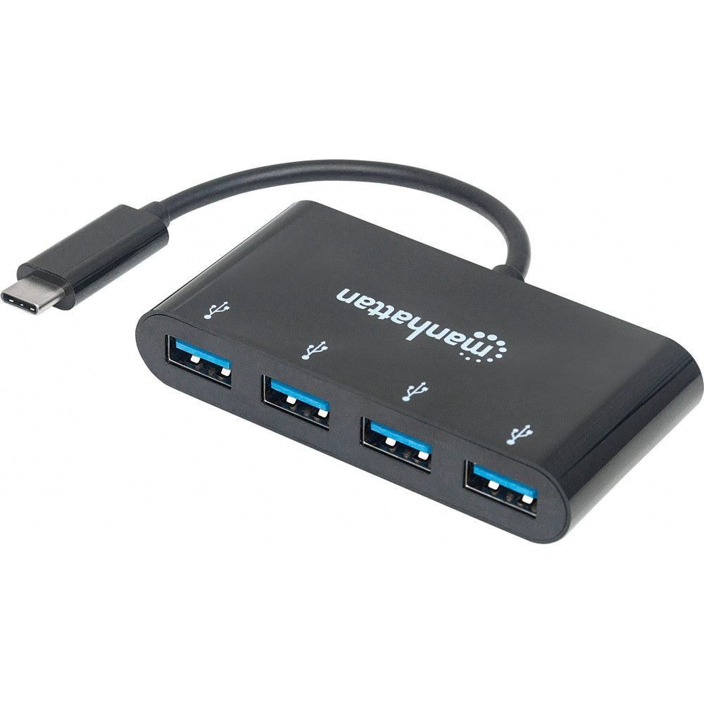 Manhattan USB 3.1 Type-C 4-Port Hub USB-Adapter