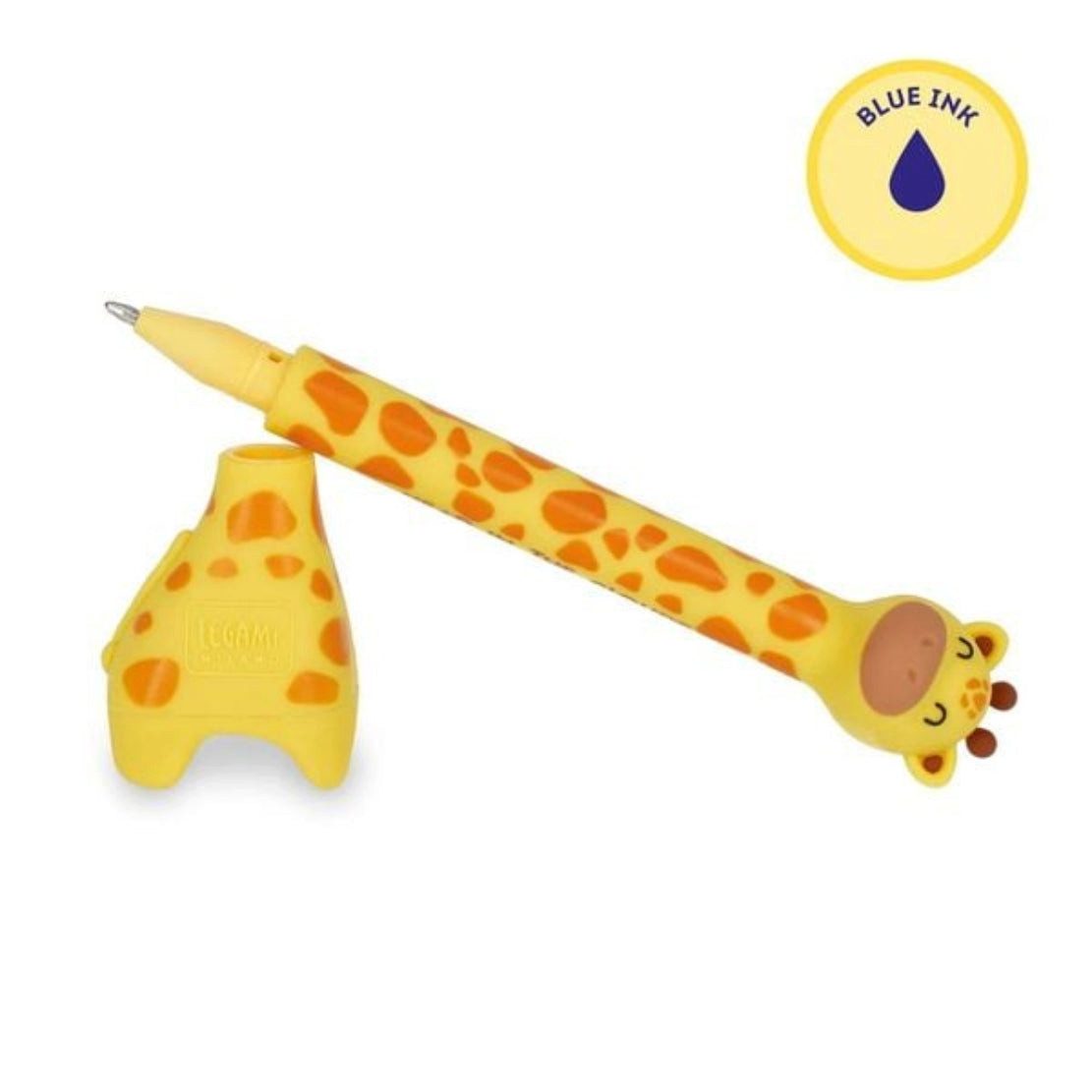 Legami Federmäppchen LEGAMI Stand-Ink Ovation Kugelschreiber Giraffe mit Standfuss