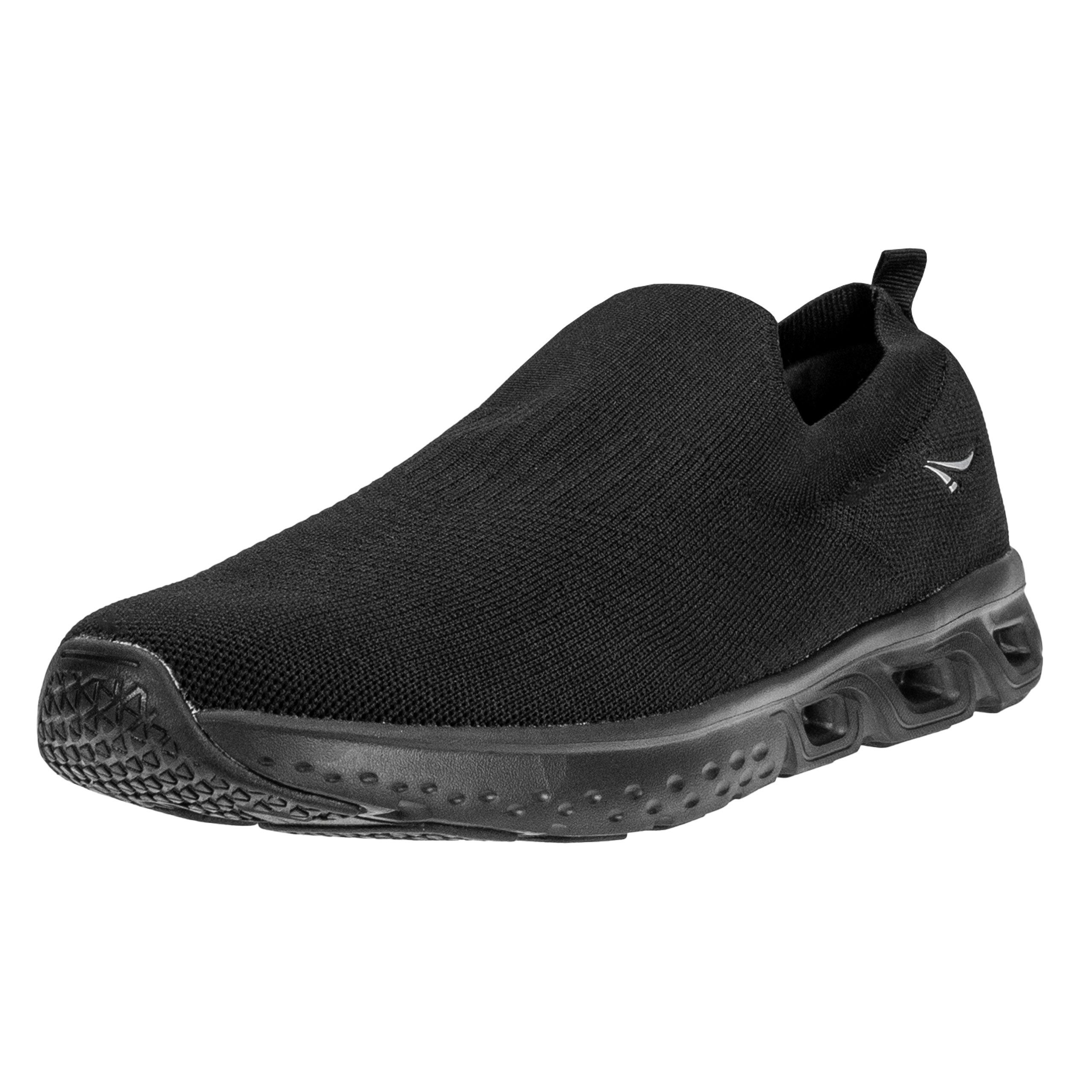 Herren Slipper, Slip On Sneaker aus Textil, Größe 41-44, schwarz Slipper