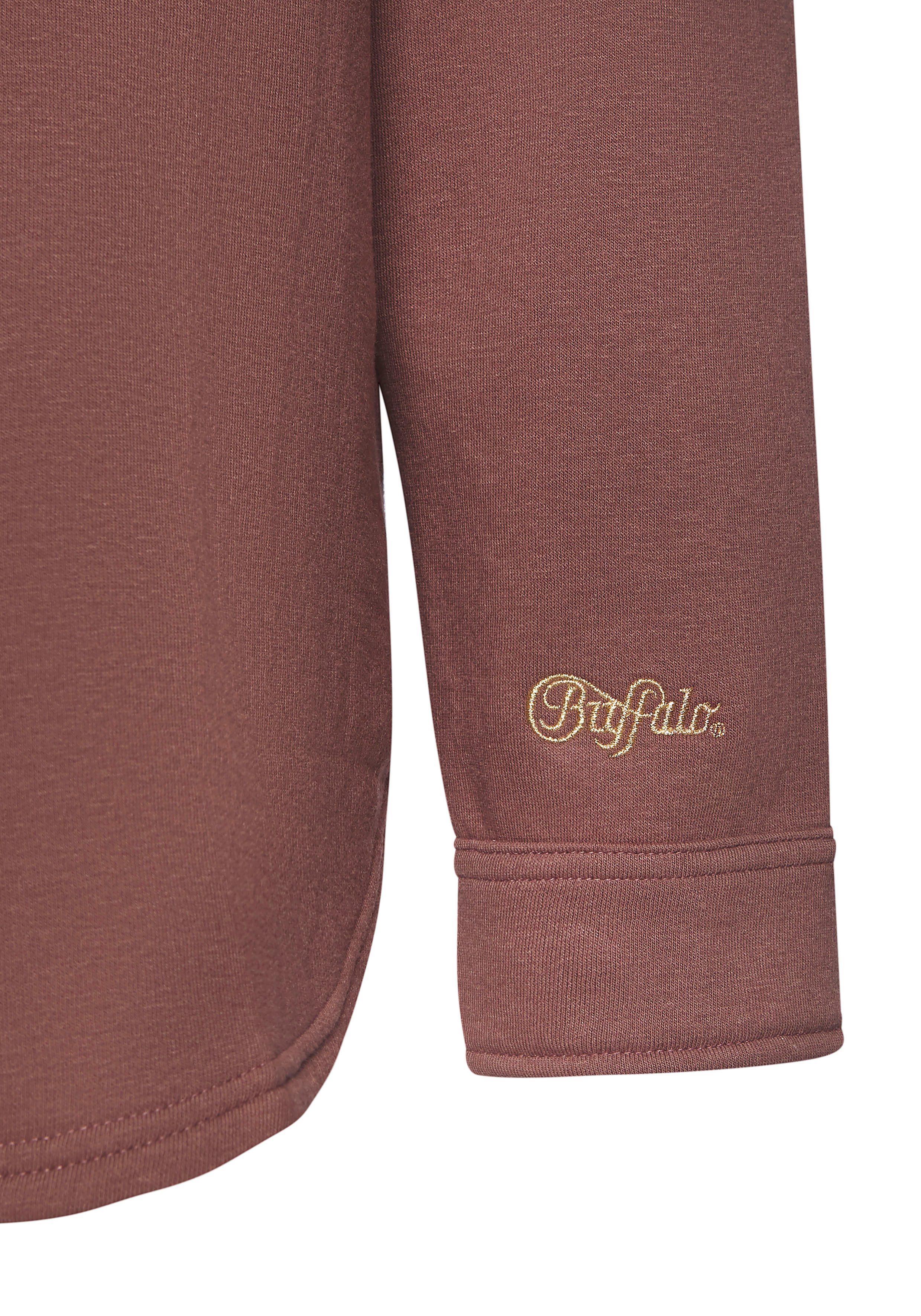 Buffalo Blusenshirt mit Logostickerei