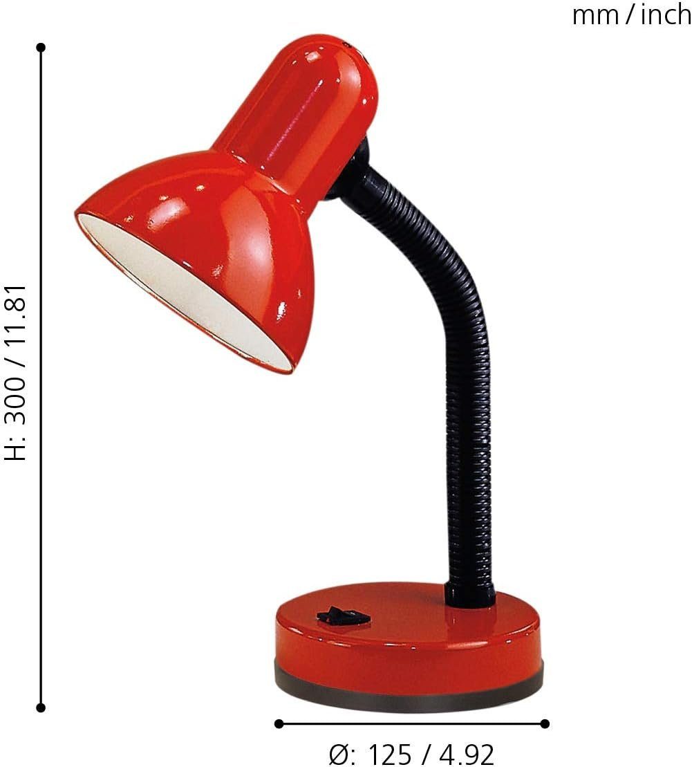 Glühbirne LED rot 1 Leselampe, Schreibtischlampe, Schreibtischlampe MOUTEN Nachtlampe Stück