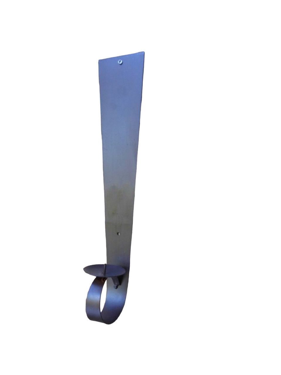 Deko-Impression Wandkerzenhalter Wandkerzenhalter in Keilform Eisen massiv, dunkelbraun Landhaus (1 St)