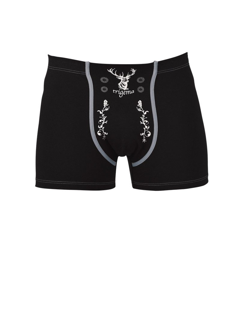 Trigema Boxer TRIGEMA Pants mit Hirsch (1-St)