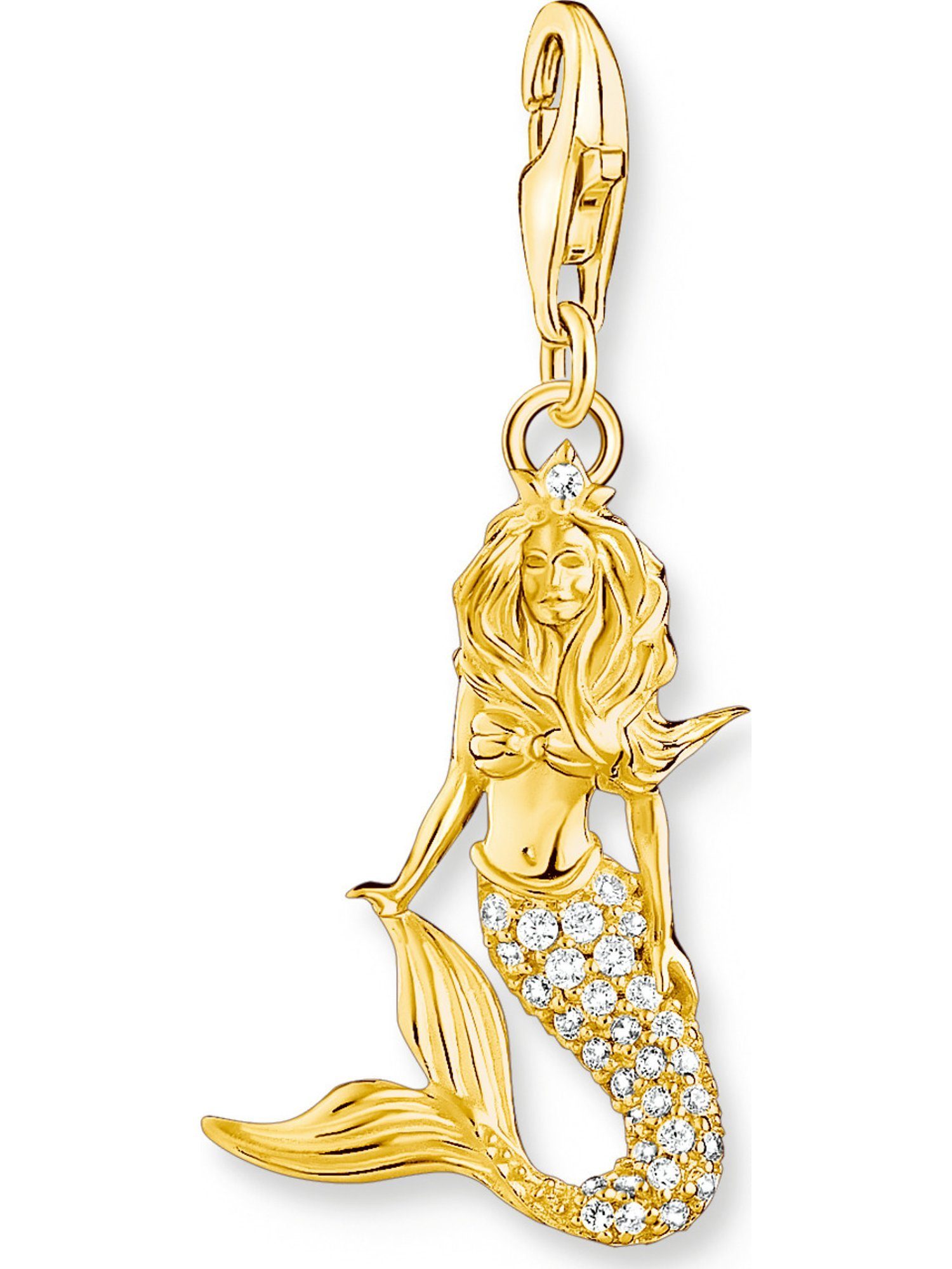 Kettenanhänger Thomas Sabo Damen-Anhänger 925er Silber Zirkonia