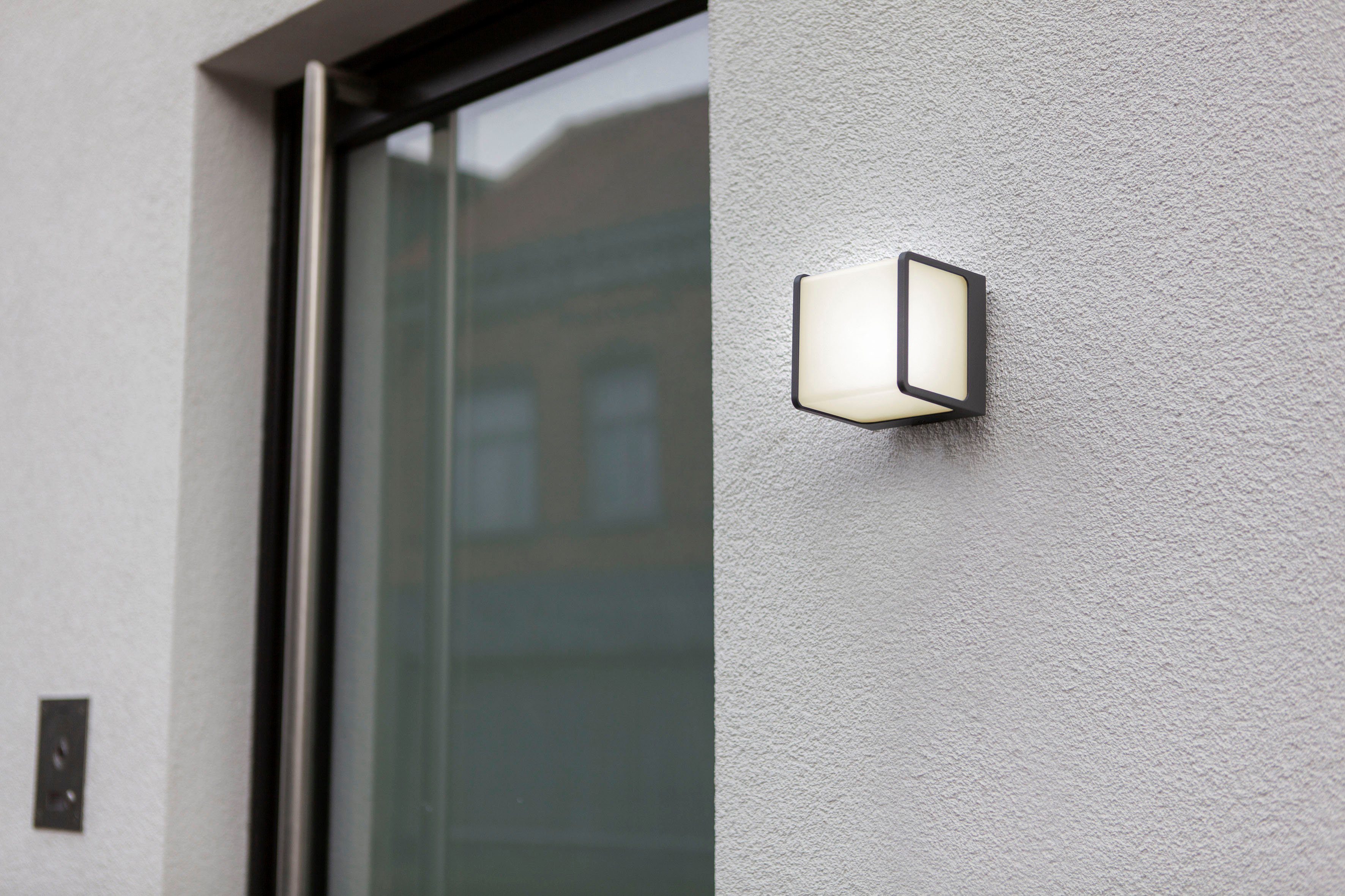 integriert fest DOBLO, LUTEC Außen-Wandleuchte LED LED