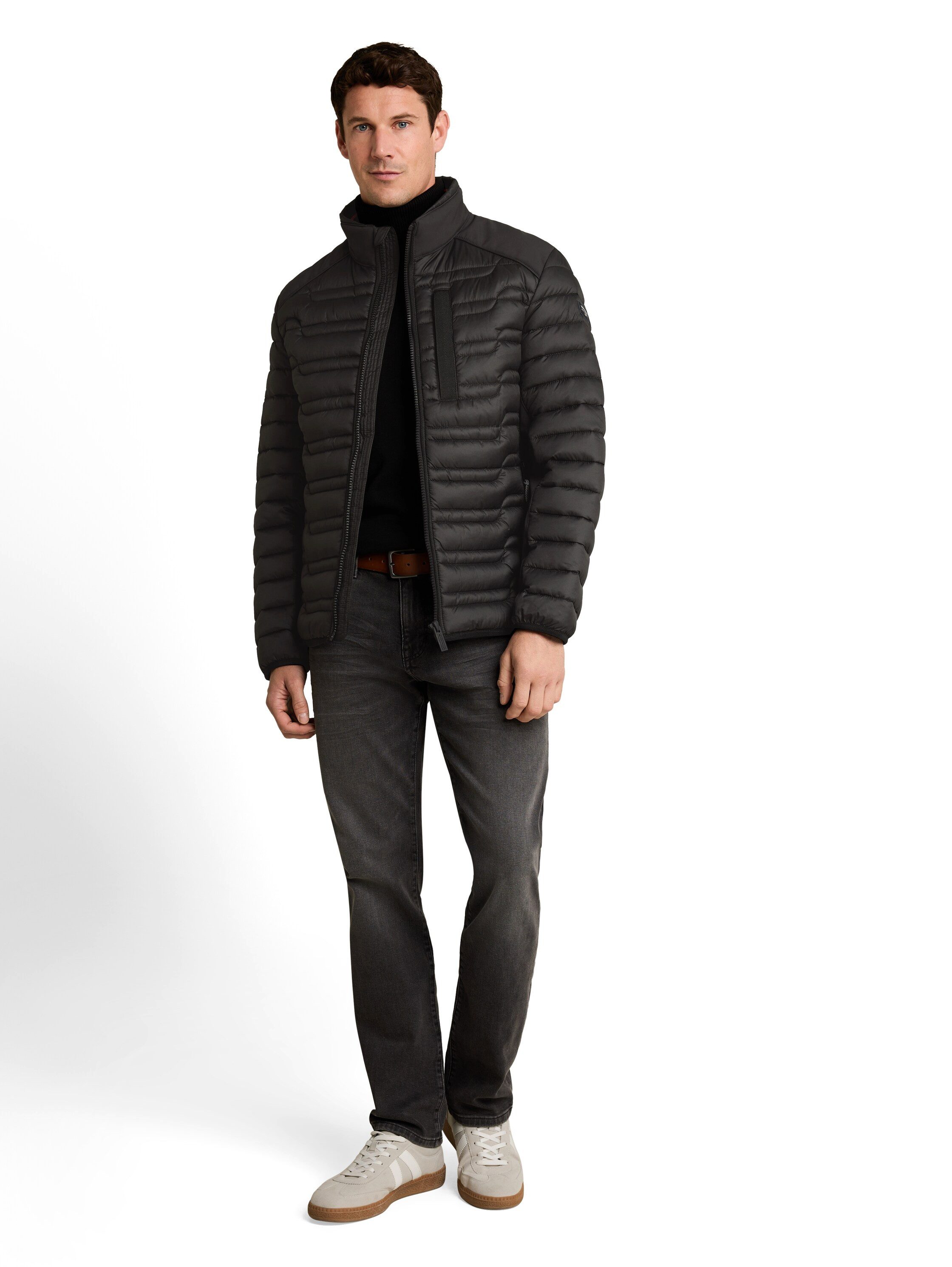 TOM TAILOR Steppjacke mit Stehkragen und Reißverschluss