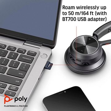 Poly Voyager 4310 UC Wireless-Headset (Noise-Cancelling, Bluetooth)