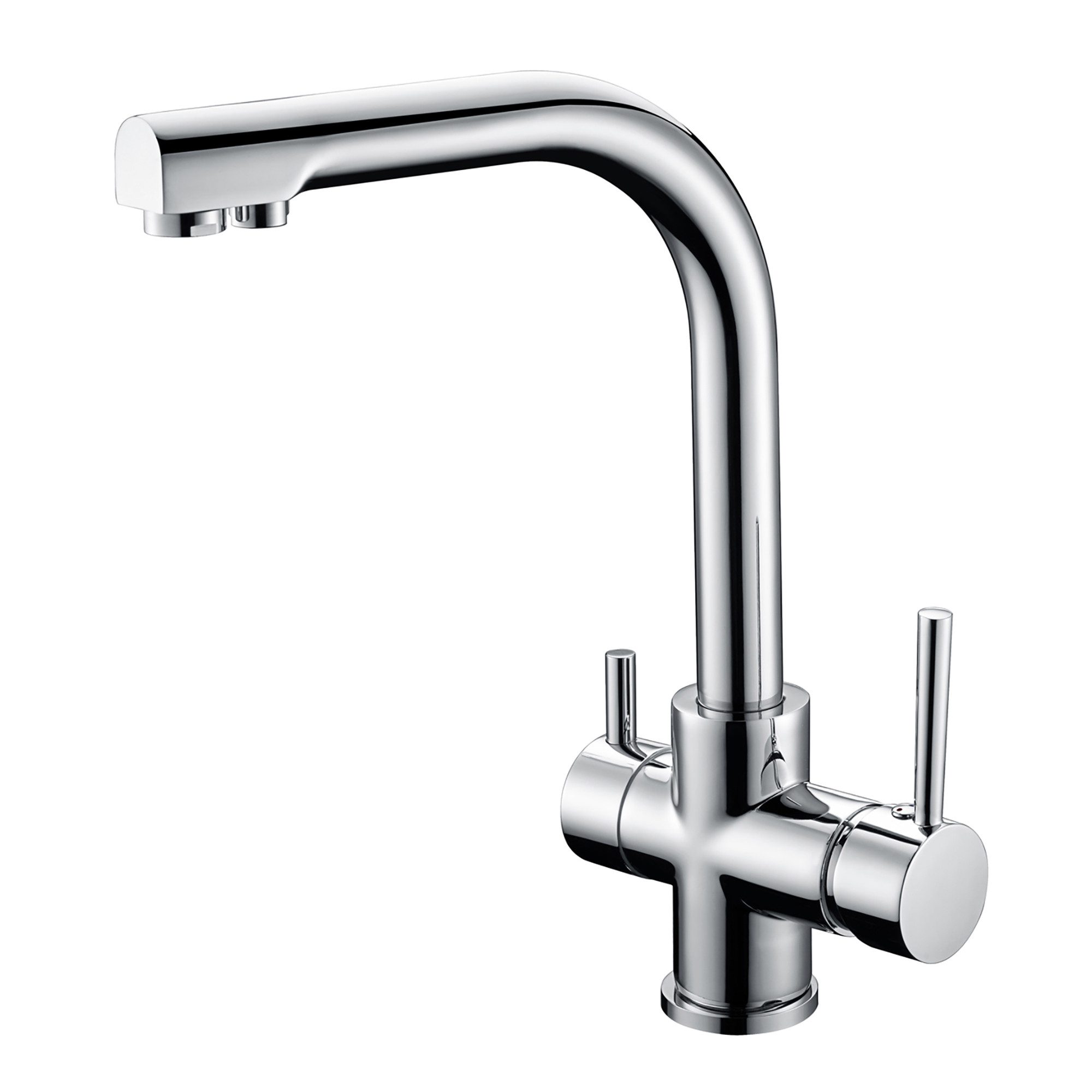 WISTUM Küchenarmatur 3 wege wasserhahn küche,doppel wasserhahn,Wasserfilterhahn (Filterzapfhahn) Wasserfilterarmatur, Küchenarmatur 3-Wege-Trinkwasserhahn. Reduzierter Preis € 109,00. Unverbindliche Preisempfehlung € 159,00