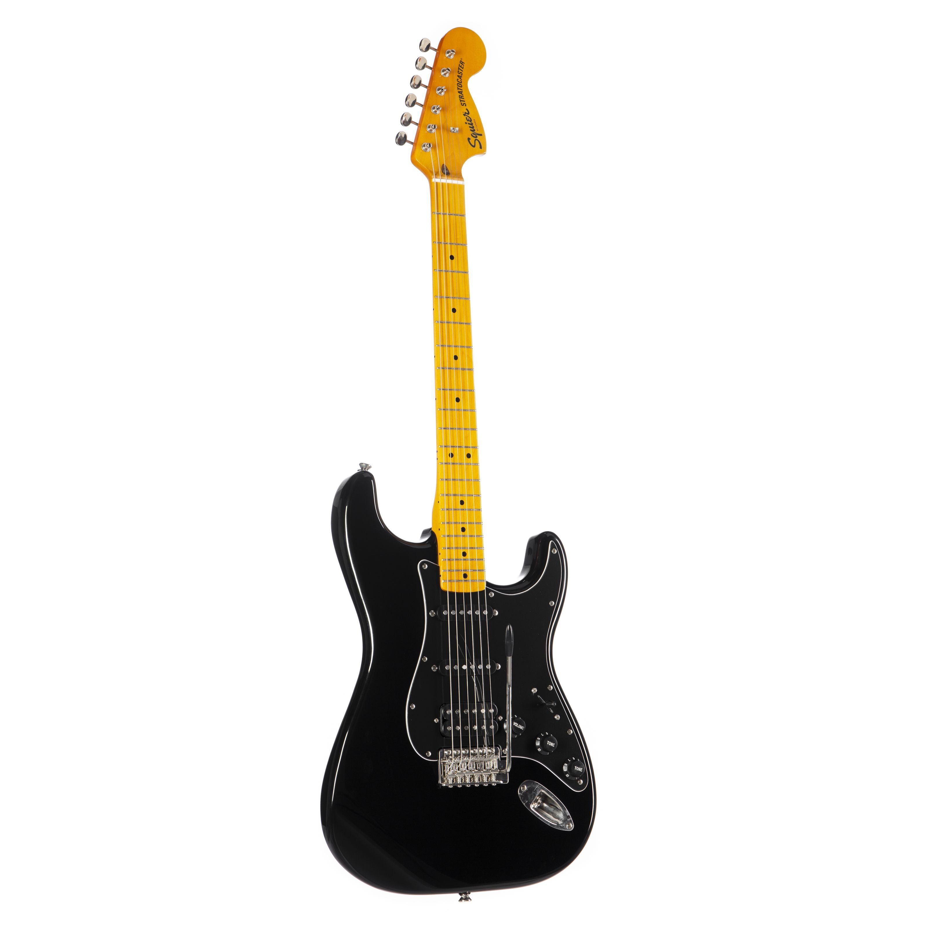 Squier E-Gitarre, E-Gitarren, ST-Modelle, Classic Vibe '70s Stratocaster HSS MN Black - E-Gitarre