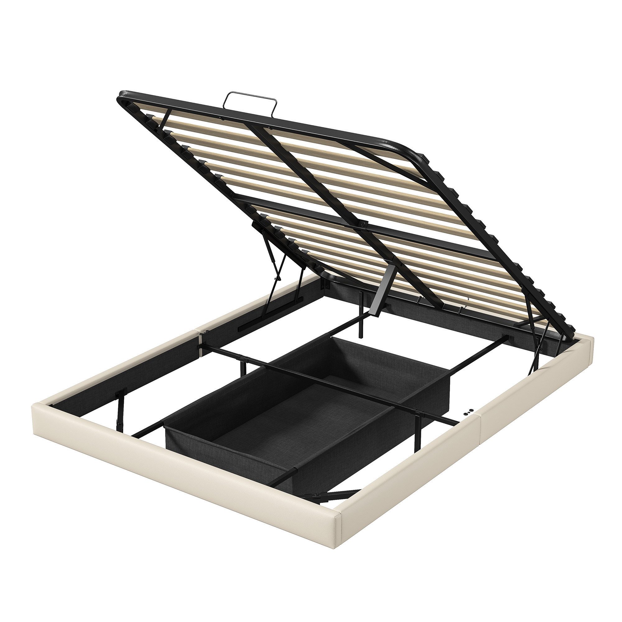 Furnishings Home Polsterbett Doppelbett Stauraumbett (Hydraulisch günstig online kaufen