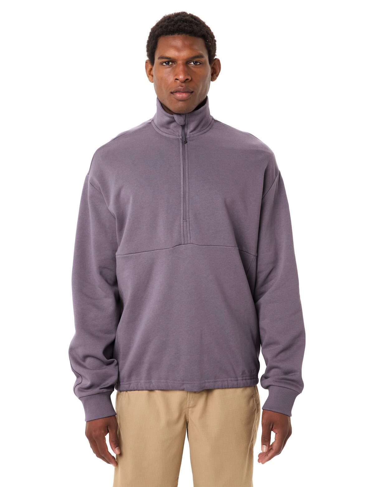 VAUDE Rundhalspullover Men's Redmont HZ Pullover (1-tlg) Cool und stylisch, urban, weit geschnitten