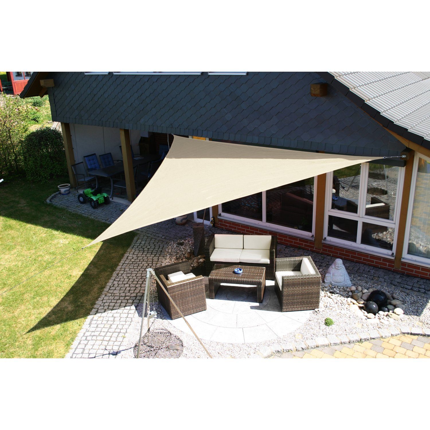 EDUPLAY Sonnensegel 5 x 5 m Dreieck