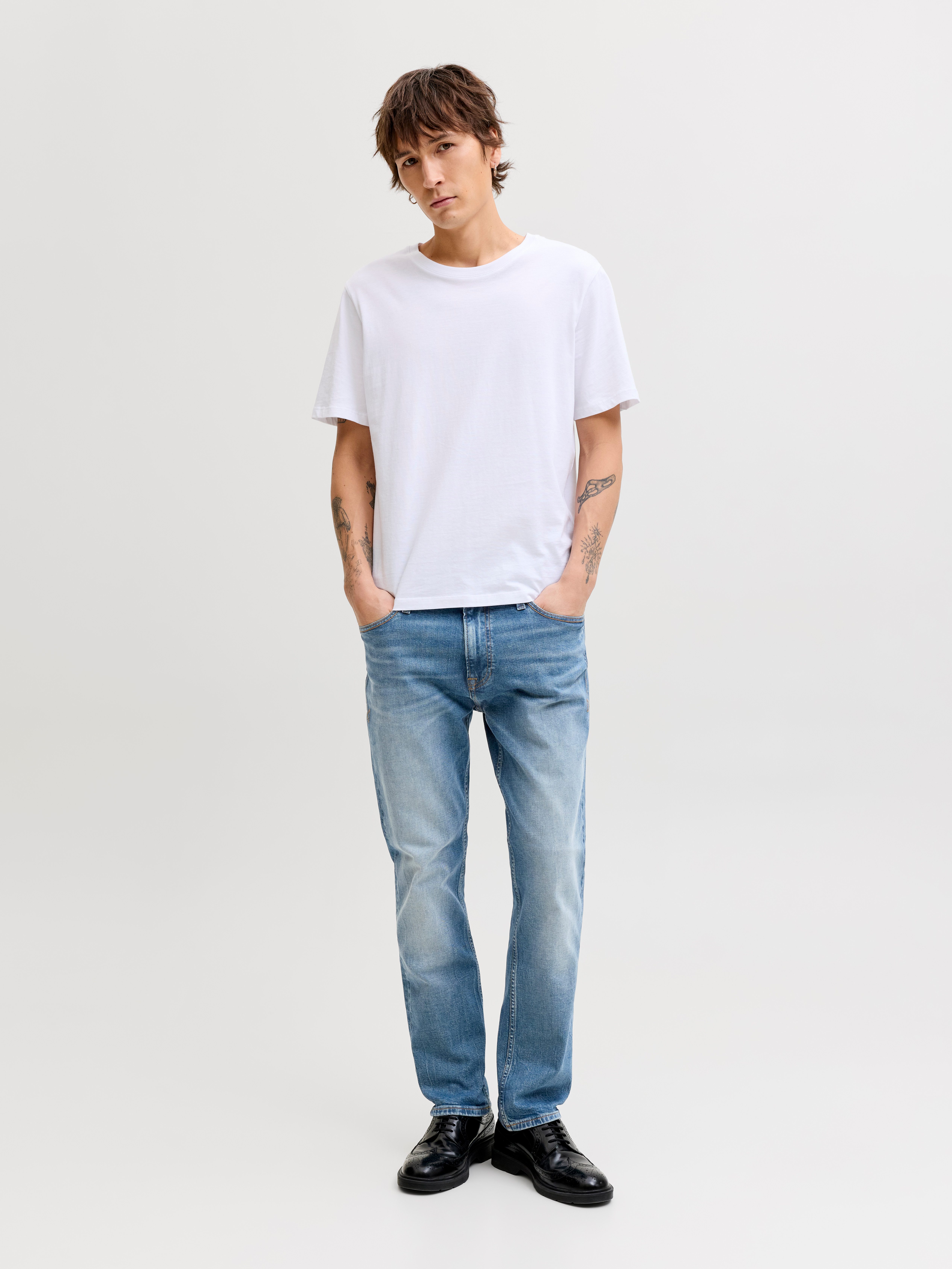 Jack & Jones Regular-fit-Jeans JJICLARK JJVINTAGE NOOS Baumwollmischung, regular fit – Bild 4 von 5