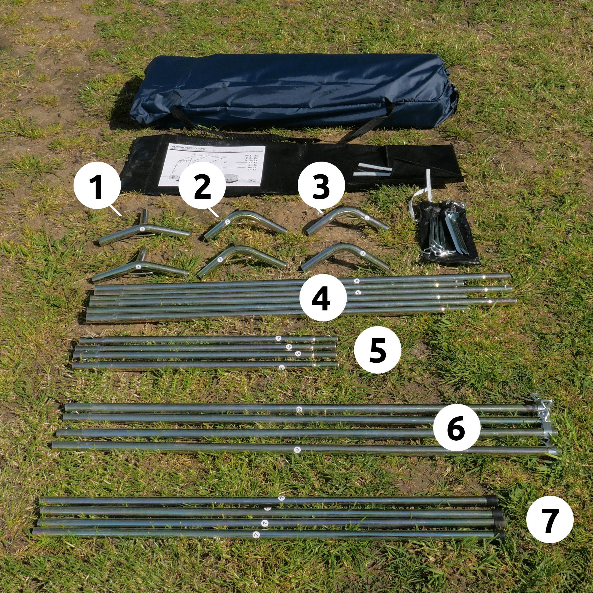 yourGEAR Gerätezelt your GEAR Trient Storage Küchenzelt 240 x 180 x 200 cm Zelt UV 50+