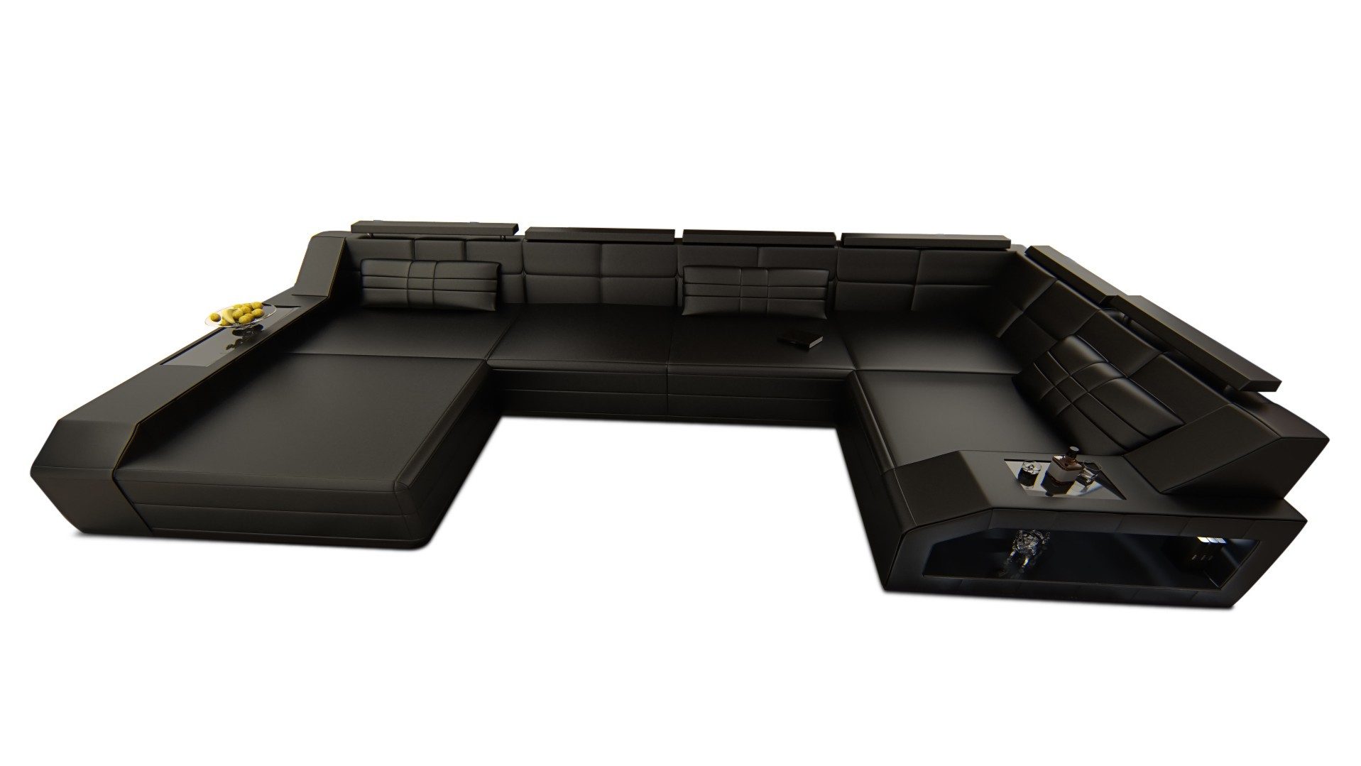 Sofa Dreams Wohnlandschaft Sofa Leder Ledercouch günstig online kaufen